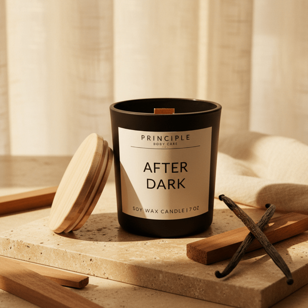 After Dark Soy Wax Candle - P R I N C I P L E