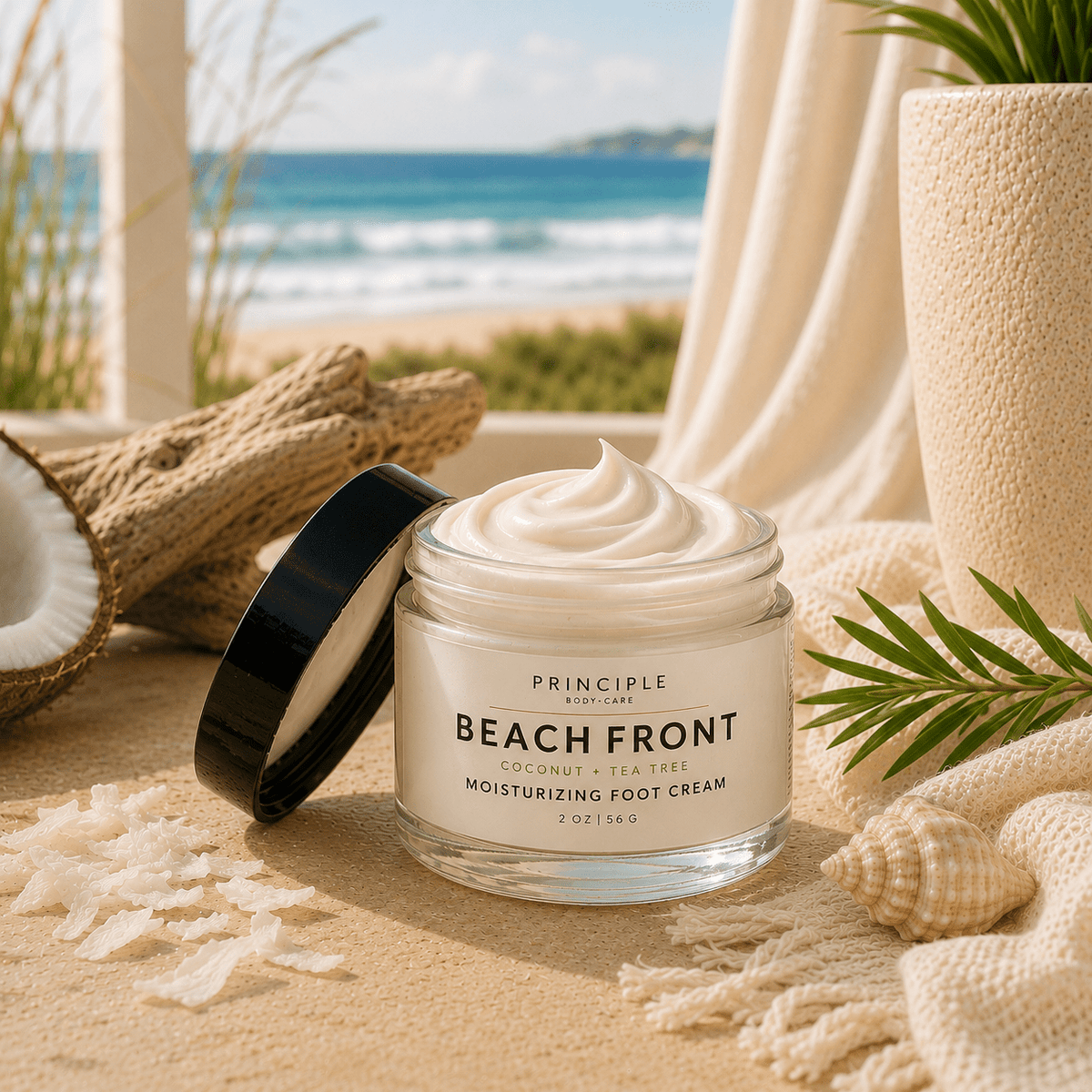 Beach Front Moisturizing Foot Cream - P R I N C I P L E