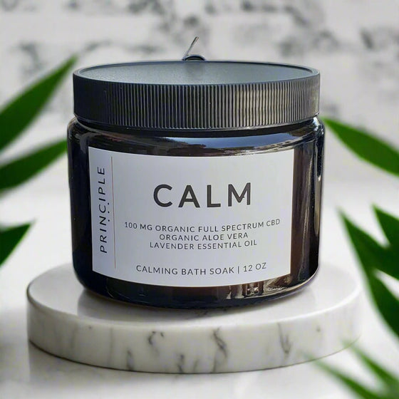 Calm Bath Soak – Relaxing Bath Soak for Muscle & Joint Relief - P R I N C I P L E