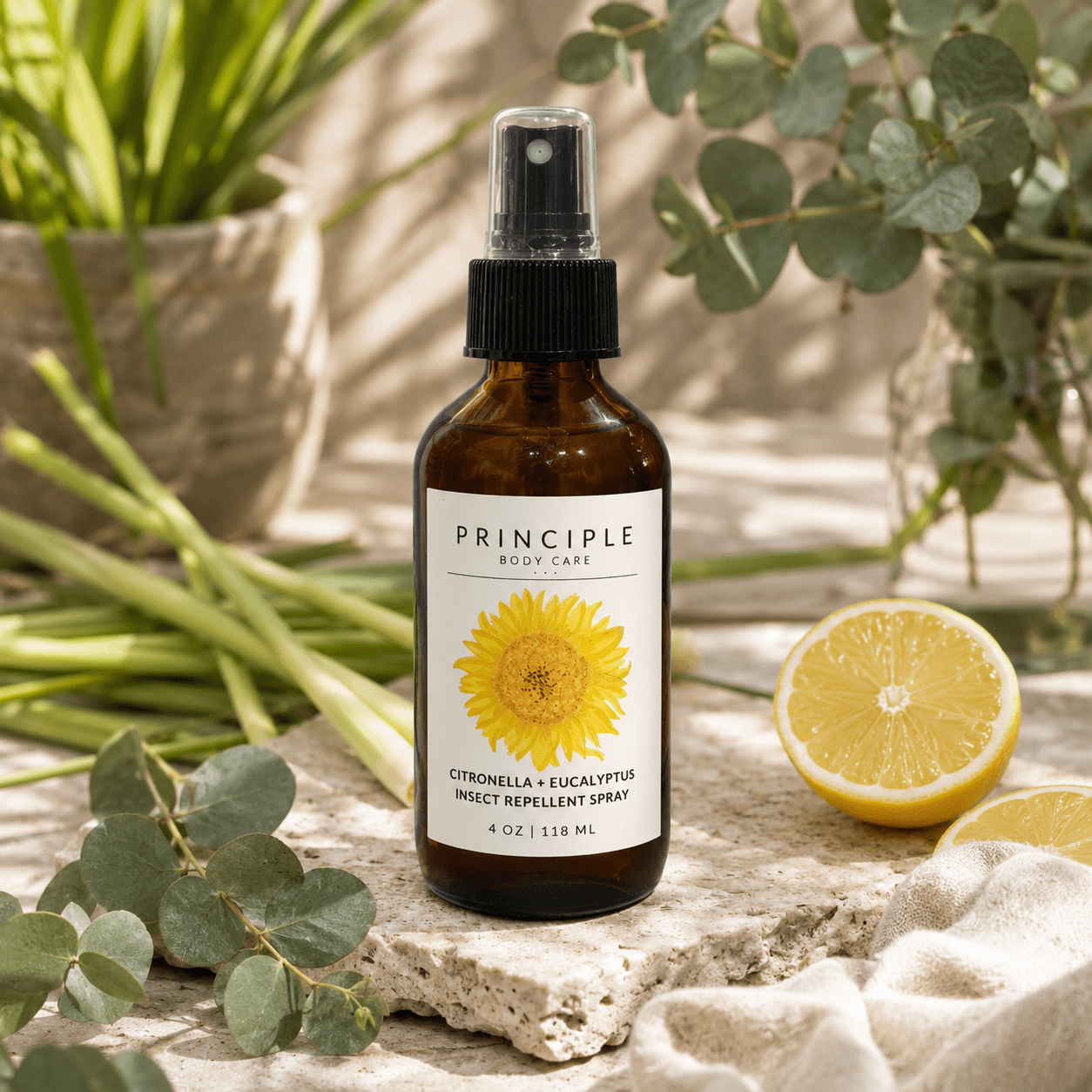 Citronella + Eucalyptus Insect Repellent Spray - P R I N C I P L E