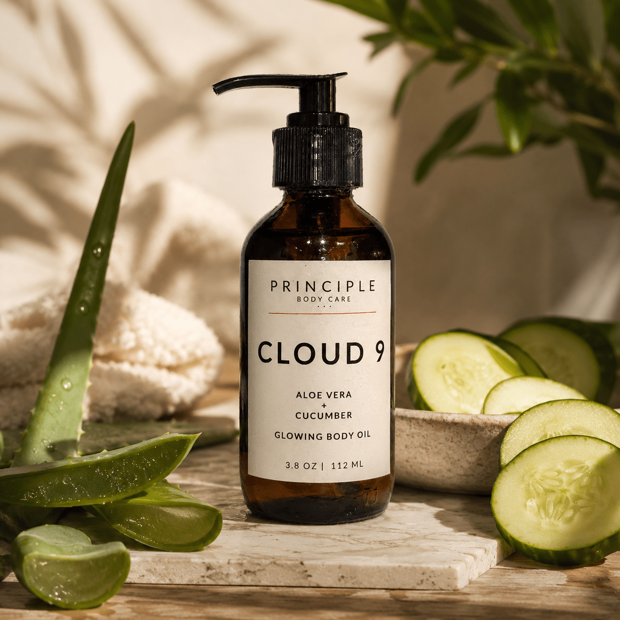 Cloud 9 Glowing Body Oil - P R I N C I P L E