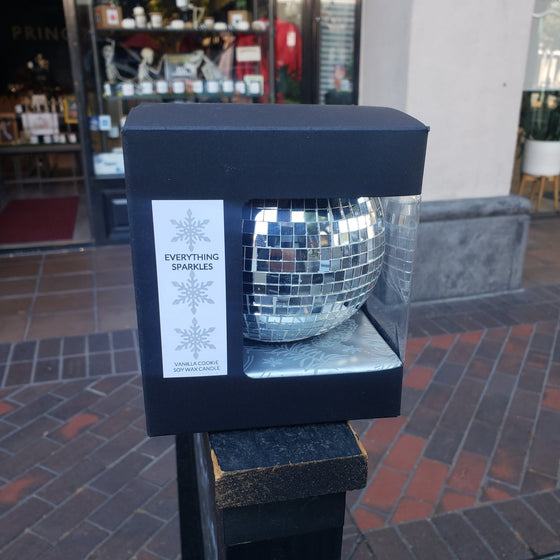 Everything Sparkles Soy Wax Candle - P R I N C I P L E