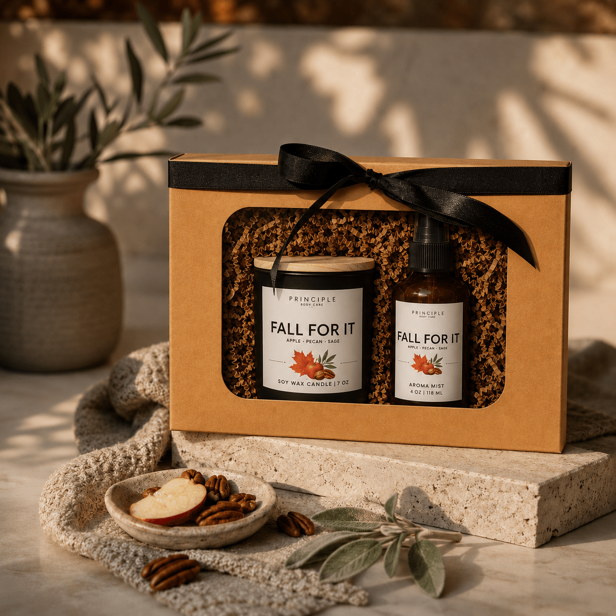Fall For It | Candle + Mist Gift Set - P R I N C I P L E
