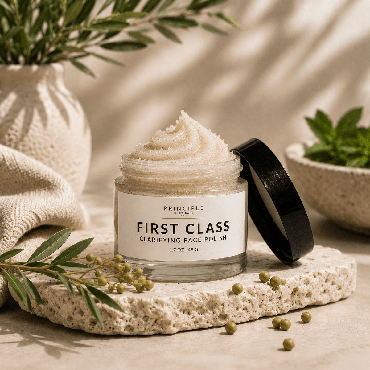 First Class Clarifying Face Polish - P R I N C I P L E