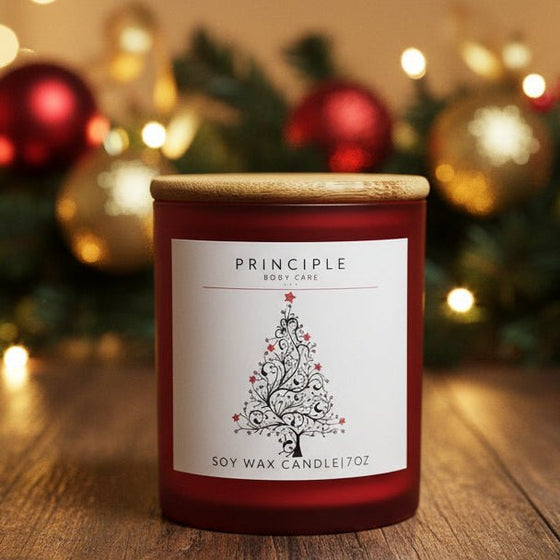 Holiday Tree Soy Wax Candle - P R I N C I P L E