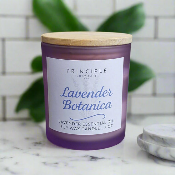 Lavender Botanica Soy Wax Candle - P R I N C I P L E
