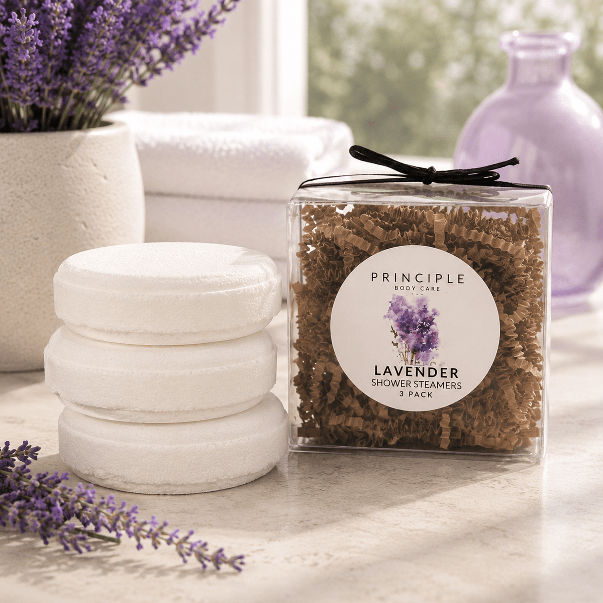 Lavender Shower Steamers - P R I N C I P L E