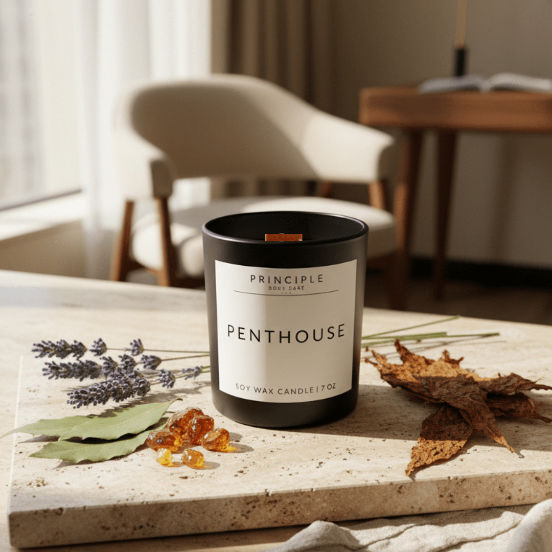 Penthouse Soy Wax Candle - P R I N C I P L E