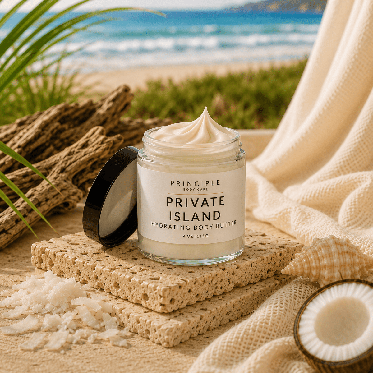 Private Island Hydrating Body Butter - P R I N C I P L E