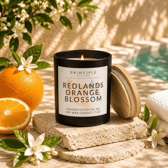Redlands Orange Blossom Soy Wax Candle – P R I N C I P L E