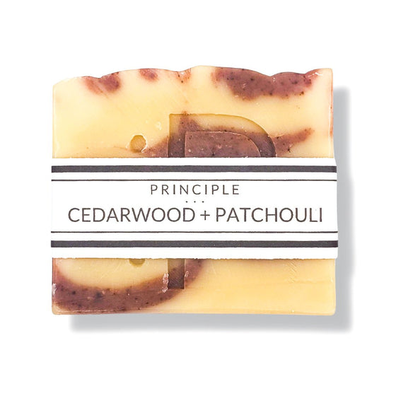 Cedarwood + Patchouli Soap Bar - P R I N C I P L E