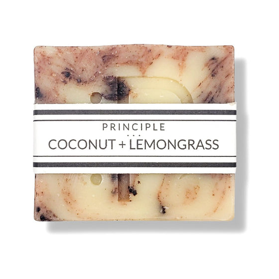 Coconut + Lemongrass Soap Bar - P R I N C I P L E