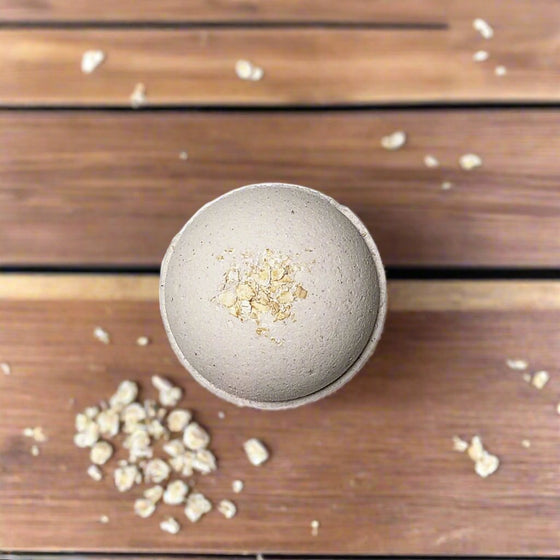 Coconut + Oatmeal Bath Bomb - P R I N C I P L E