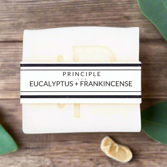 Eucalyptus + Frankincense Soap Bar - P R I N C I P L E