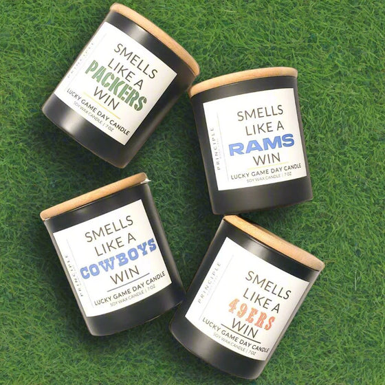 Lucky Game Day Candle - P R I N C I P L E