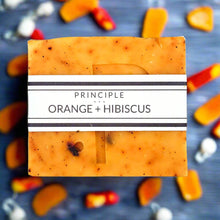  Orange + Hibiscus Soap Bar - P R I N C I P L E