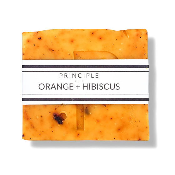 Orange + Hibiscus Soap Bar - P R I N C I P L E