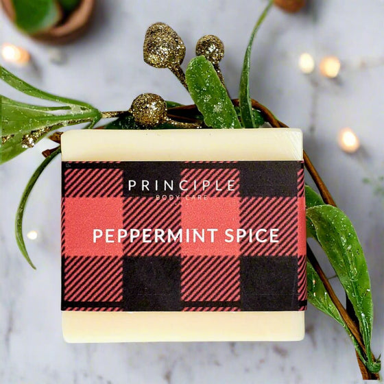 Peppermint Spice Soap Bar - P R I N C I P L E