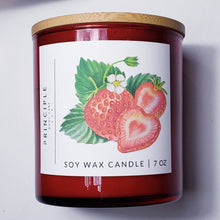  Strawberry Soy Wax Candle - P R I N C I P L E